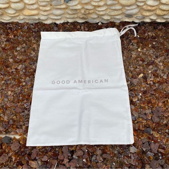 New (NIB): Good American Caged Slanted Sandals in Neoprene Black size 7.5 - Picture 12 of 13